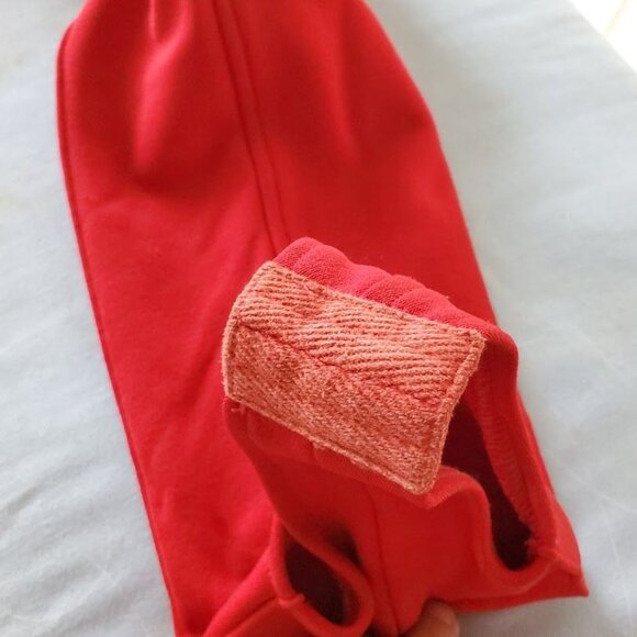 Vintage 90s Ralph Lauren Wool Ski Catsuit Jumpsuit | Red Wool Blend | Made in US - Picture 7 of 8